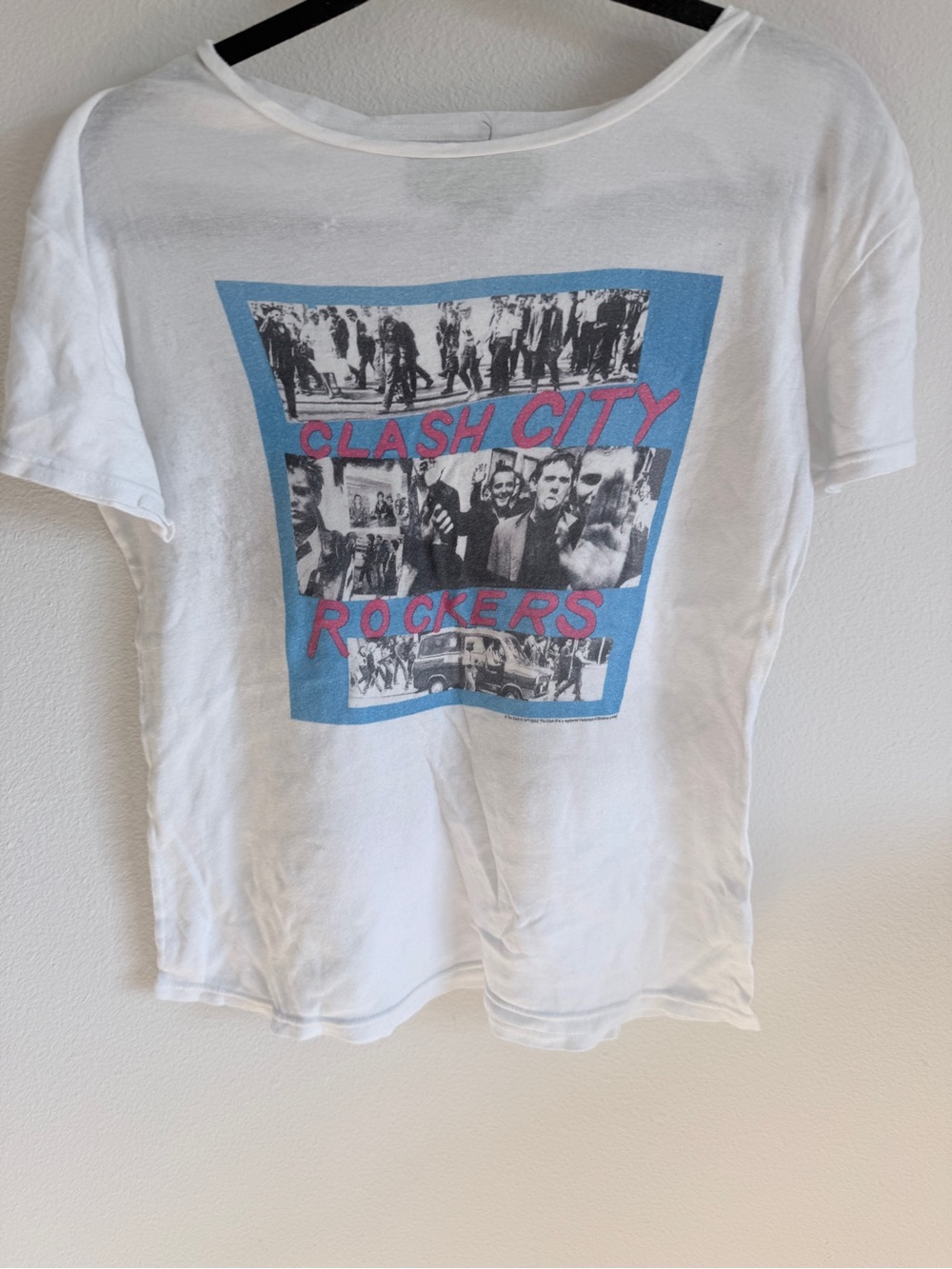 Sandrine Rose White Clash City Rockers Graphic Tee